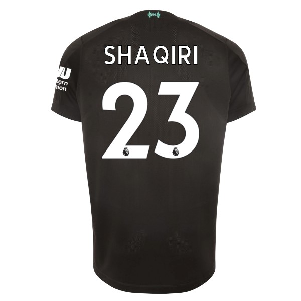 Camiseta Liverpool NO.23 Shaqiri Replica Tercera Ropa 2019/20 Negro